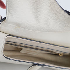 Christian Dior Medium Saddle Bag White Christian Dior Medium Saddle Bag White