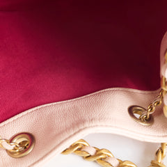 Chanel Nano CC Caviar Bucket Light Pink 2020 Chanel Nano CC Caviar Bucket Light Pink 2020