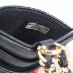 Chanel Card Holder On Chain Caviar Black 2021 Chanel Card Holder On Chain Caviar Black 2021
