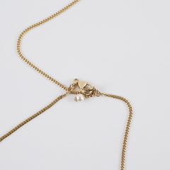 Chanel Strass Heart Necklace 2023 Chanel Strass Heart Necklace 2023