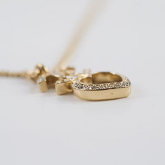 Chanel Strass Heart Necklace 2023 Chanel Strass Heart Necklace 2023