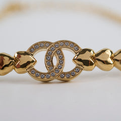 Chanel Heart Choker Necklace Chanel Heart Choker Necklace