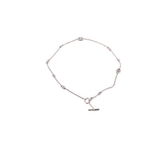 Hermes Farandole Silver Necklace 80 Hermes Farandole Silver Necklace 80