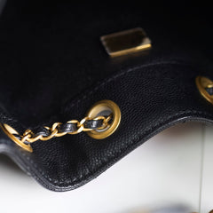 Chanel Small 25 Black Caviar GHW Microchip Chanel Small 25 Black Caviar GHW Microchip