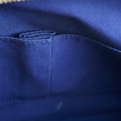 Chanel Blue Leather Caviar Blue Bowling Bag Chanel Blue Leather Caviar Blue Bowling Bag