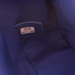 Chanel Blue Leather Caviar Blue Bowling Bag Chanel Blue Leather Caviar Blue Bowling Bag