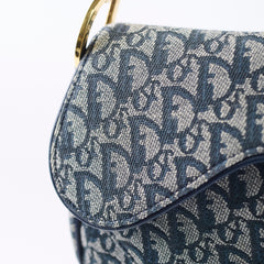 Christian Dior Saddle Medium Oblique Navy Christian Dior Saddle Medium Oblique Navy