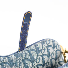 Christian Dior Saddle Medium Oblique Navy Christian Dior Saddle Medium Oblique Navy