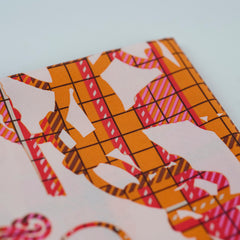 Hermes Scarf 42 x 42 Orange/Red Hermes Scarf 42 x 42 Orange/Red