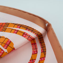 Hermes Scarf 42 x 42 Orange/Red Hermes Scarf 42 x 42 Orange/Red