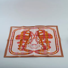 Hermes Scarf 42 x 42 Orange/Red Hermes Scarf 42 x 42 Orange/Red