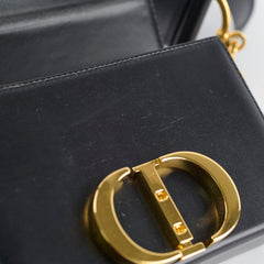 Dior 30 Montaigne Box Bag Black Dior 30 Montaigne Box Bag Black