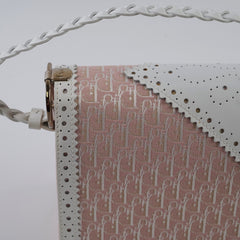 Christian Dior Vintage D'Trick Shoulder Bag Light Pink/White Christian Dior Vintage D'Trick Shoulder Bag Light Pink/White