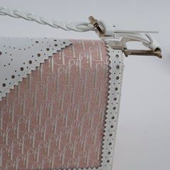 Christian Dior Vintage D'Trick Shoulder Bag Light Pink/White Christian Dior Vintage D'Trick Shoulder Bag Light Pink/White