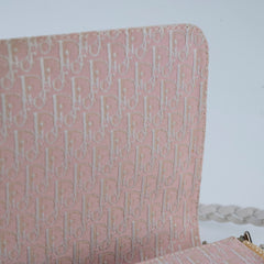 Christian Dior Vintage D'Trick Shoulder Bag Light Pink/White Christian Dior Vintage D'Trick Shoulder Bag Light Pink/White