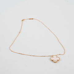 Van Cleef & Arpels Magic Alhambra Pendant Mother of Pearl Rose Gold Ginza Edition Van Cleef & Arpels Magic Alhambra Pendant Mother of Pearl Rose Gold Ginza Edition