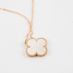 Van Cleef & Arpels Magic Alhambra Pendant Mother of Pearl Rose Gold Ginza Edition Van Cleef & Arpels Magic Alhambra Pendant Mother of Pearl Rose Gold Ginza Edition