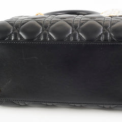 Christian Dior Medium Lady Dior Lambskin Black Christian Dior Medium Lady Dior Lambskin Black