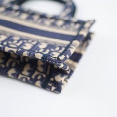 Christian Dior Mini Book Tote Navy Christian Dior Mini Book Tote Navy