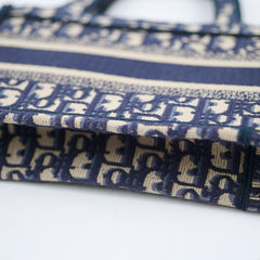 Christian Dior Mini Book Tote Navy Christian Dior Mini Book Tote Navy