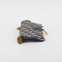 Christian Dior Long Saddle Wallet On Chain WOC Christian Dior Long Saddle Wallet On Chain WOC