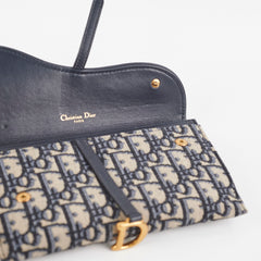 Christian Dior Long Saddle Wallet On Chain WOC Christian Dior Long Saddle Wallet On Chain WOC
