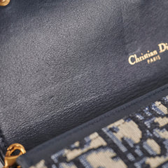 Christian Dior Long Saddle Wallet On Chain WOC Christian Dior Long Saddle Wallet On Chain WOC