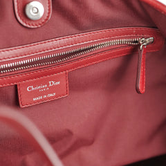 Christian Dior Panarea Cannage Red Tote Christian Dior Panarea Cannage Red Tote