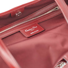 Christian Dior Panarea Cannage Red Tote Christian Dior Panarea Cannage Red Tote