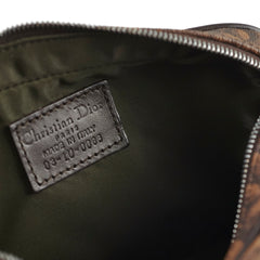 Christian Dior Oblique Mini Brown Pouch 2005 Christian Dior Oblique Mini Brown Pouch 2005