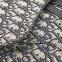 Christian Dior Men's Oblique Saddle Crossbody Bag Christian Dior Men's Oblique Saddle Crossbody Bag