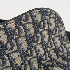 Christian Dior Men's Oblique Saddle Crossbody Bag Christian Dior Men's Oblique Saddle Crossbody Bag