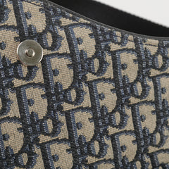 Christian Dior Men's Oblique Saddle Crossbody Bag Christian Dior Men's Oblique Saddle Crossbody Bag