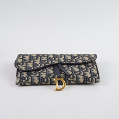 Christian Dior Oblique Saddle Wallet on Chain WOC Christian Dior Oblique Saddle Wallet on Chain WOC