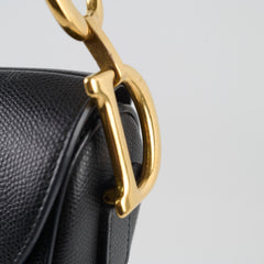 Christian Dior Medium Saddle Black Christian Dior Medium Saddle Black
