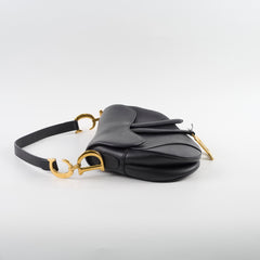 Christian Dior Medium Saddle Black Christian Dior Medium Saddle Black