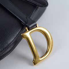 Christian Dior Medium Saddle Black Christian Dior Medium Saddle Black