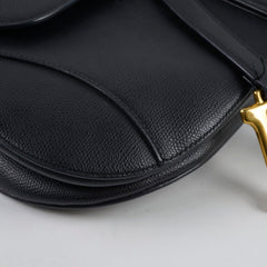 Christian Dior Medium Saddle Black Christian Dior Medium Saddle Black