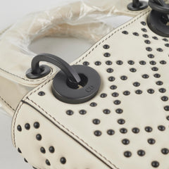Christian Dior Mini Lady Dior Studded Ivory Christian Dior Mini Lady Dior Studded Ivory