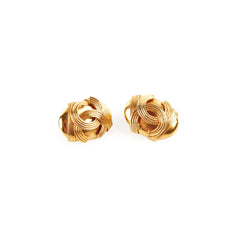 Chanel Vintage Oval Clip On Earrings Costume Jewellery Chanel Vintage Oval Clip On Earrings Costume Jewellery