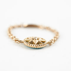 Christian Dior Rose Des Vents Ring Size 54 Christian Dior Rose Des Vents Ring Size 54