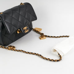 Chanel Mini Rectangular Black Lambskin
