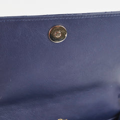 Christian Dior Navy Patent Wallet On Chain Christian Dior Navy Patent Wallet On Chain