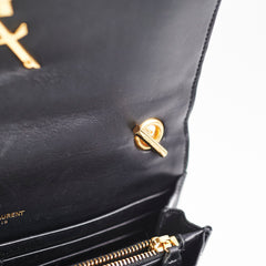 Saint Laurent Vicky Crossbody Bag Black