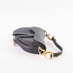 Christian Dior Mini Saddle Bag Black Christian Dior Mini Saddle Bag Black