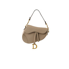 Christian Dior Medium Saddle Bag Cream Christian Dior Medium Saddle Bag Cream