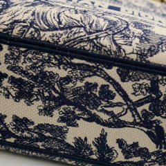 Christian Dior Medium Lady D-Lite Bag Blue/White Christian Dior Medium Lady D-Lite Bag Blue/White