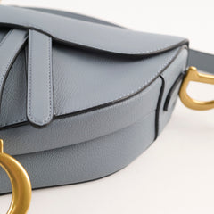 Christian Dior Saddle Bag Light Blue Christian Dior Saddle Bag Light Blue