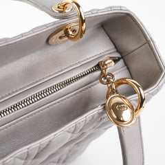 Christian Dior Medium Lady Dior Grey Christian Dior Medium Lady Dior Grey