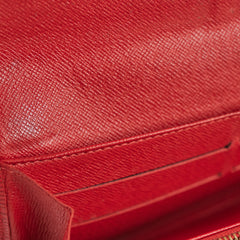 Louis Vuitton Epi Long Wallet Red Louis Vuitton Epi Long Wallet Red